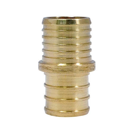 Apollo 3/4 in. Brass PEX Barb Polybutylene Coupling APXBC3434